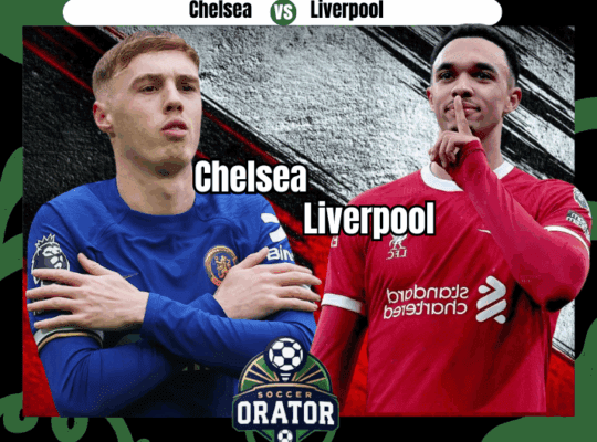 Cole Palmer and Alexander Arnold posing for the Chelsea vs Liverpool matche