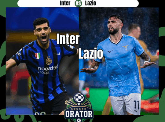 Taremi and Castellanos posing for their 2nd leg serie A game between Inter vs Lazio