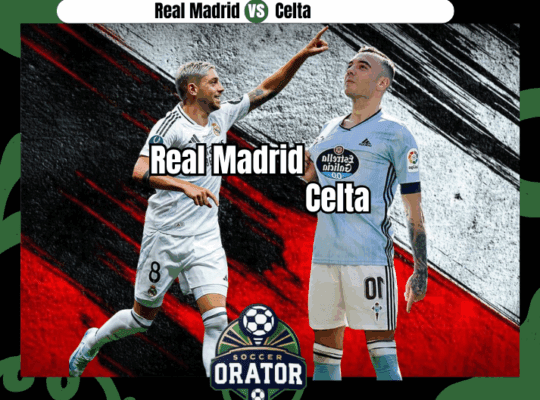 Valverde and Iago Aspas posing for the Real Madrid vs Celta match