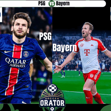 Kvaratskhelia and Kane pose for the quaterfinal of the FIFA Club world cup