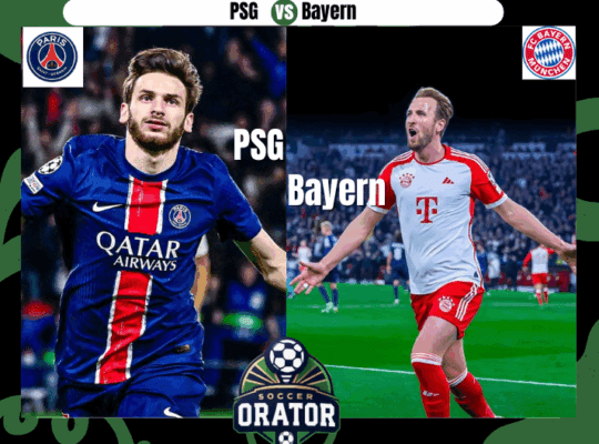 Kvaratskhelia and Kane pose for the quaterfinal of the FIFA Club world cup