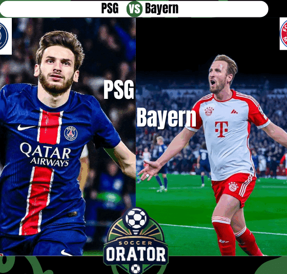 Kvaratskhelia and Kane pose for the quaterfinal of the FIFA Club world cup