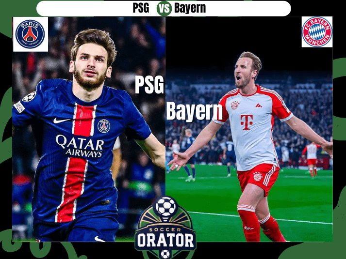 Kvaratskhelia and Kane pose for the quaterfinal of the FIFA Club world cup