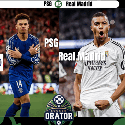 Desire Doue and Kylian Mbappe posing for their FIFA Club World Cup semifinal PSG vs Real Mardid prediction