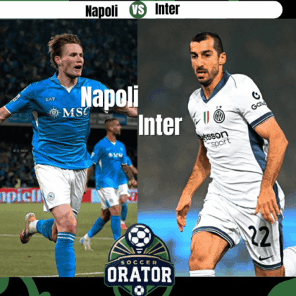 Tominay and Mkhitaryan posing for Napoli vs Inter predictions
