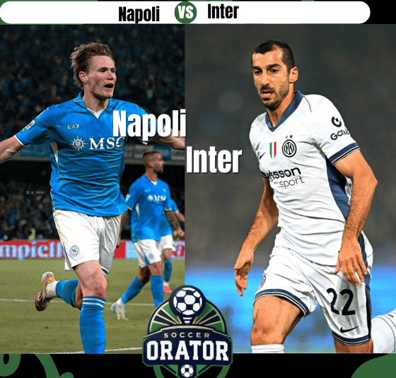 Tominay and Mkhitaryan posing for Napoli vs Inter predictions